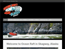 Tablet Screenshot of oceanraftalaska.com